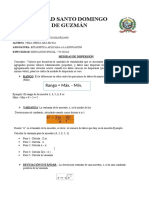 Medidas de Dispersion