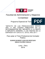 Ramon Guillen - Diego Patiño - Trabajo de Suficiencia Profesional - Titulo Profesional - 2019
