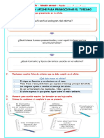 Ficha Lunes 10 de Julio Comunicación Escribimos Un Afiche y Conjugamos Verbos