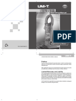 UT205E - 206B - 207B - 208B Manual