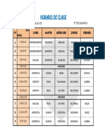 Horario de SMP 5°