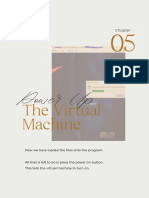 Power Up The Virtual Machine - Written Instructions