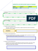 Evaluacion Diagnosica - Ept - Ciclo Vi - 1ero y 2do