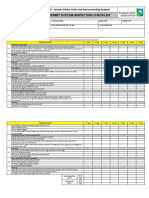 Work Permit System Inspection Checklist