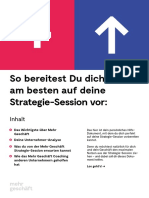 Mehr Geschäft Strategie Session