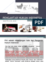 Pengantar Hukum Indonesia 1