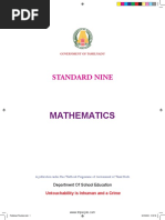 9th STD Maths EM TJ V23