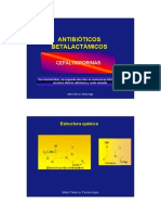 Cefalosporinas betalactámicos: clasificación y usos clínicos