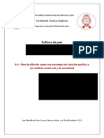 Cultura de Paz - Plan de Difusión Hacia La Discriminación Hacia Las Personas Discapacidad