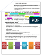 Manpower Planning and Recruitment &selection