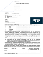 Format Surat Pernyataan &amp; Persetujuan Penjamin