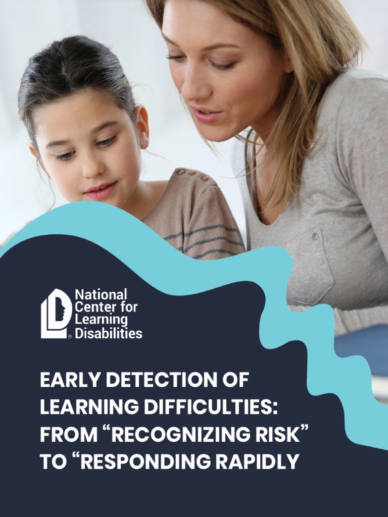 Early Detection of Learning Difficulties 1 | PDF | Learning Disability ...