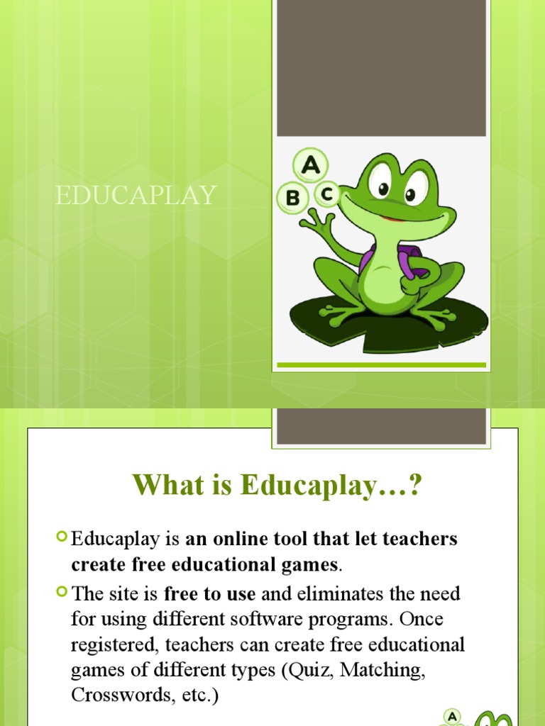 Educaplay Presentation | PDF