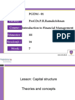 Capital Structure PPT RSB DR - PRR