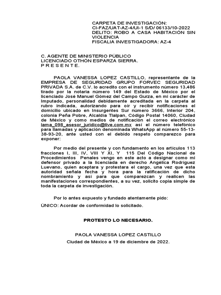 Autorizacion Empresa de Seguridad PDF México Crímenes