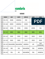 Horario de Clases 2C