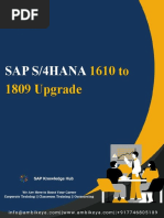 SAP S 4HANA 1610 To 1809 Upgrade Ambikeya 1688049053