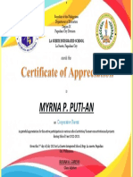 Certificate of Appreciation For Cooperative Parentdocx - Compress