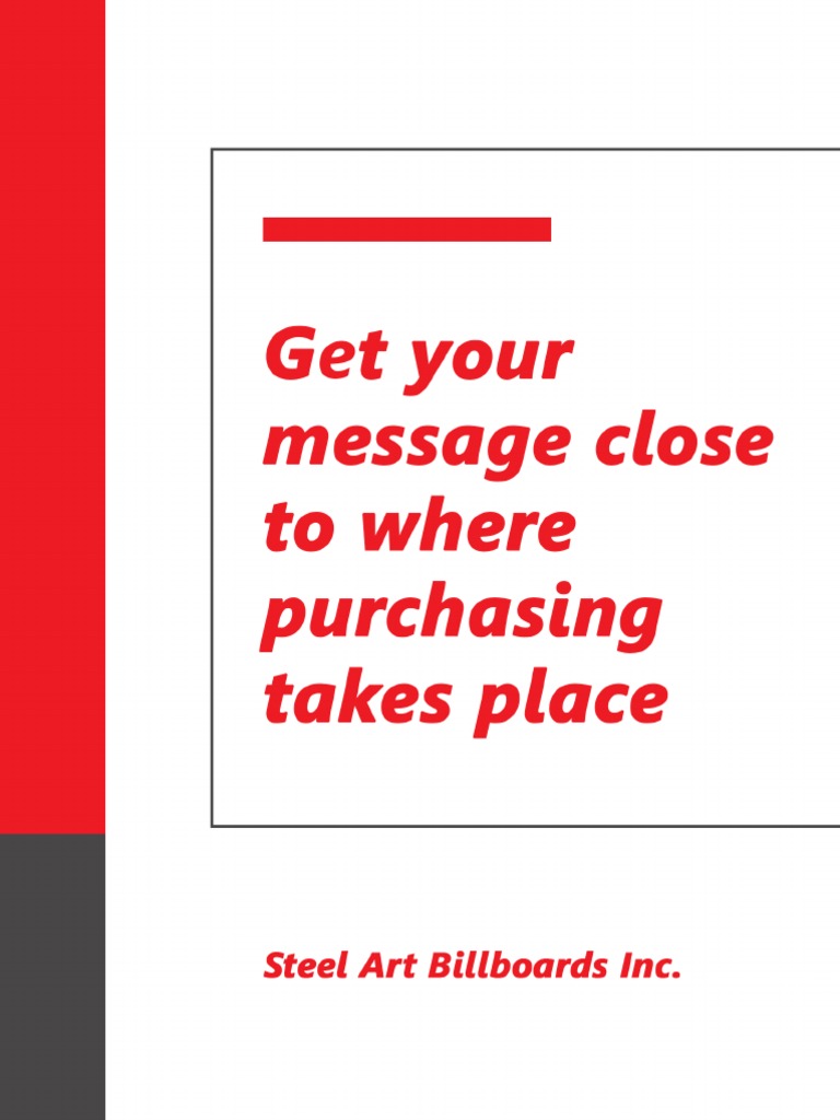 Steel Art Billboards Lacson Street Sales Pitch PDF