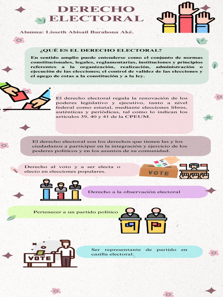 Derechos Electoral Infografia PDF