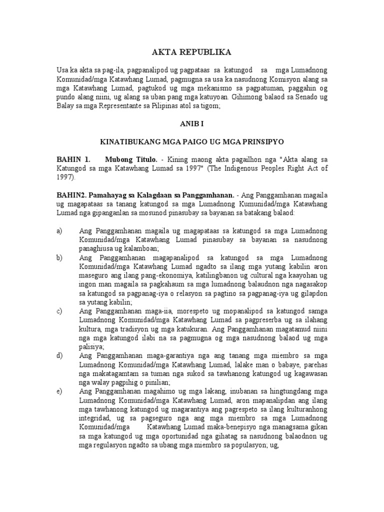 Ipra bisaya pdf