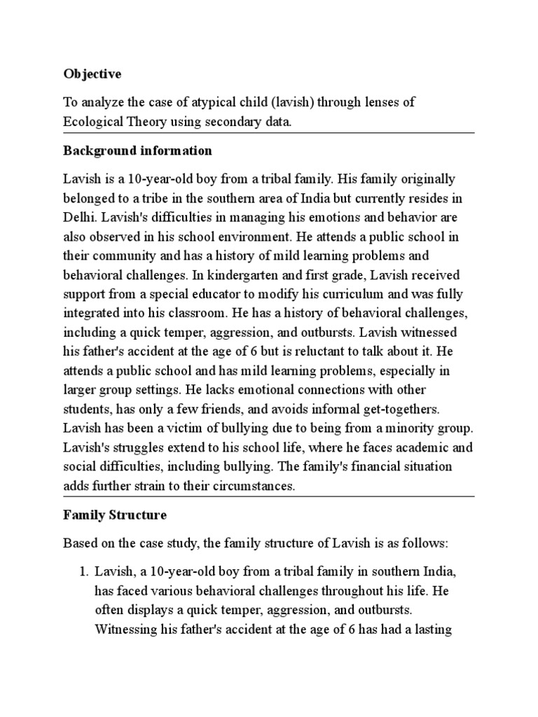 Case Analysis 1 | PDF | Psychological Trauma | Emotions
