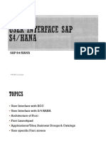 4. S4HANA User Interface