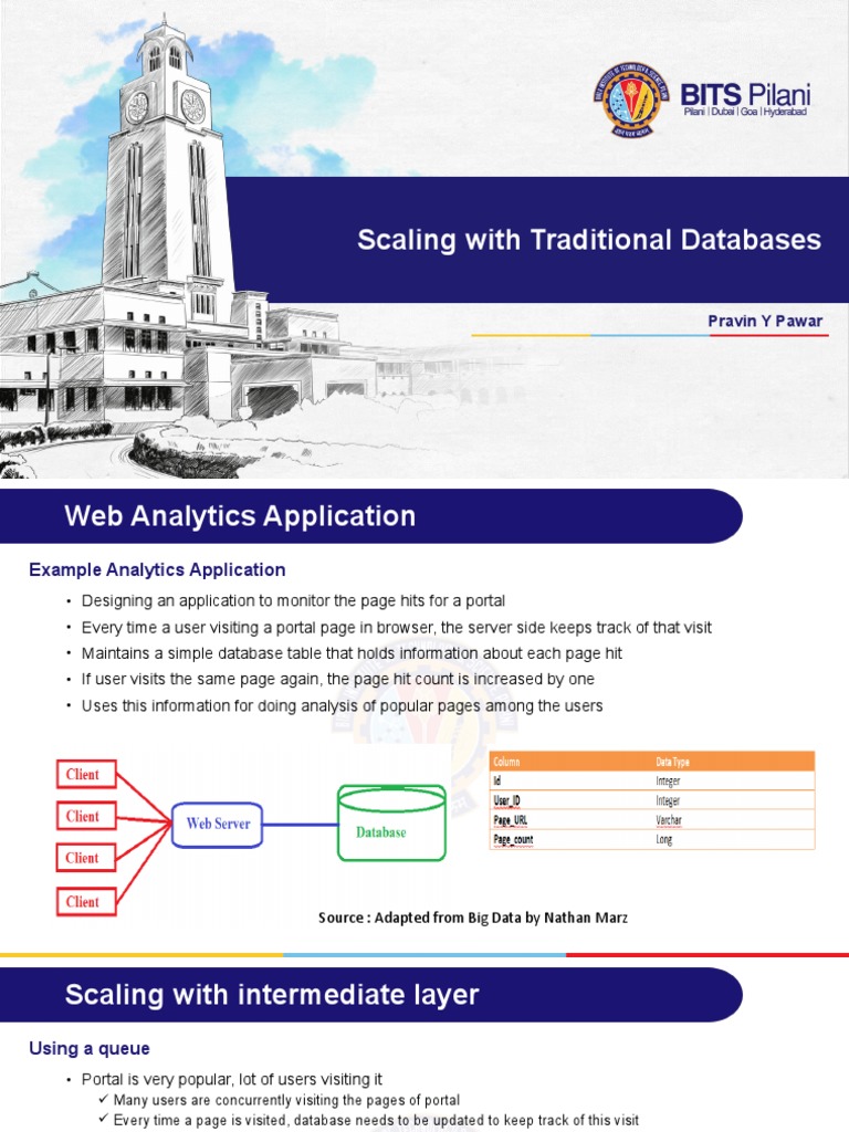 LS1.1 - V2 Scaling With Traditional Databases | PDF | Databases ...