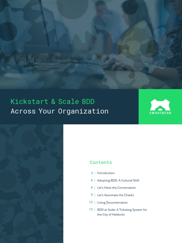 Kickstart & Scale BDD Across Your Organization PDF Test Driven Development Information