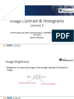 Lecture 3-Image Contrast Histogram Equalization