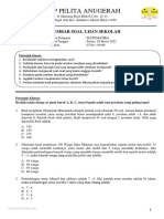 Soal - Soal USBN Mat FIX 2021 - 2022