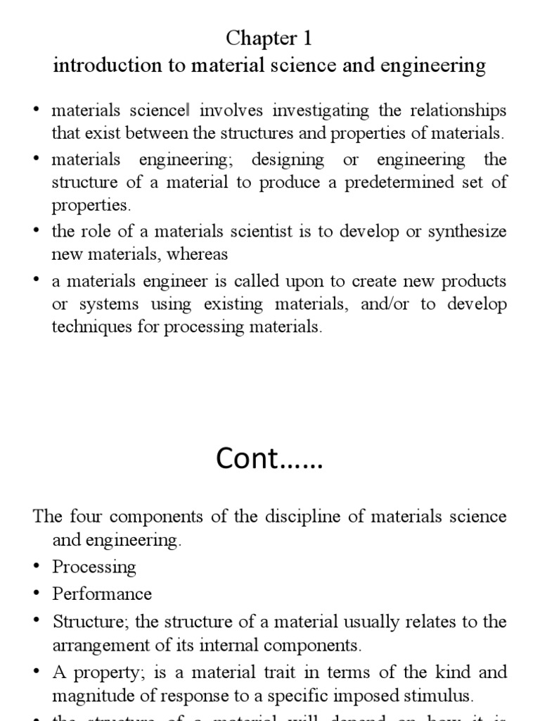 Chapter 1 Engineering Material PDF