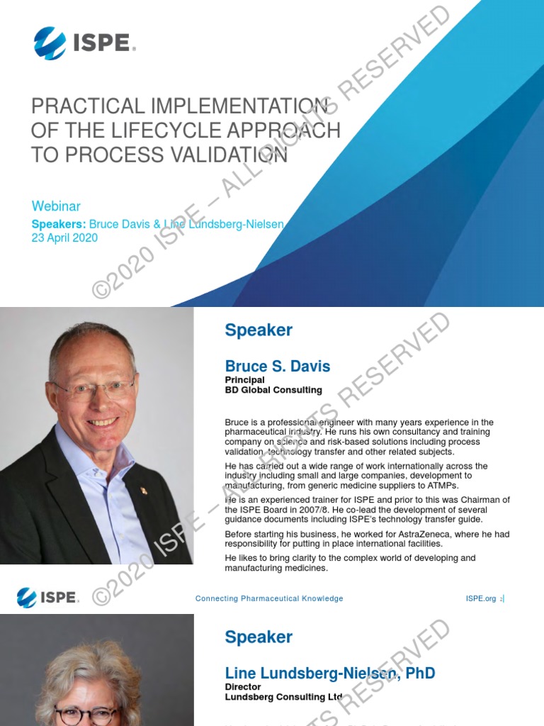 Practical Implementation of The Lifecycle Approach To PV April 2020 ...