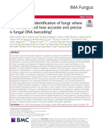 Fungal Barcoding Where Do We Stand 2020