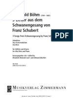 3 Lieder Aus Dem Schwanengesang Von Franz Schubert