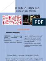 Media & Public Handling For Public Relation - Makassar 14SD17 Nopember 2022
