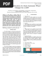 Design and Fabrication of A Semi-Automatic Wheel Changer For A LMV