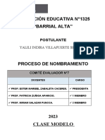 Clase Modelo Indira 2023