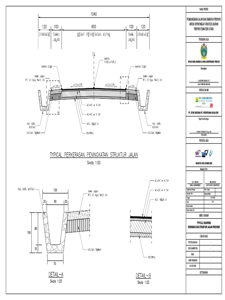 Typical Perkerasan Peningkatan Struktur Jalan | PDF