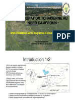 Communication - Immigration Tchadienne Au Nord Cameroun