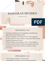 Materi Xiii-Kebijakan Dividen