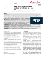 Medicine: Three-Dimensional Brain Arteriovenous Malformation Models For Clinical Use and Resident Training