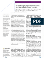 Value of Repeated Imaging in Patients With A Stroke Who Are Transferred For Endovascular Treatment