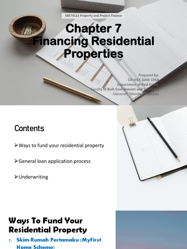 Financing Residential Properties | PDF | Loans | Credit History