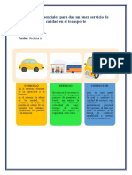 Elementos Esenciales para Dar Un Buen Servicio de Calidad en El Transporte