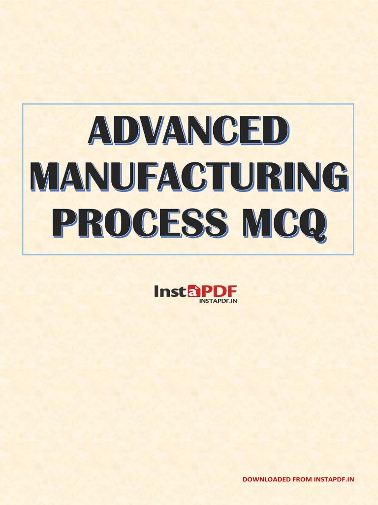Instapdf in Advanced Manufacturing Process MCQ 553 PDF Drill Gear