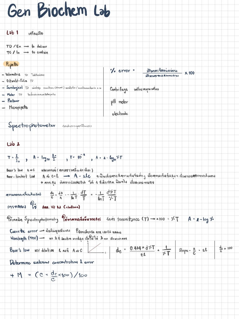 Biochem 1 | PDF | Spectrophotometry | Laboratories