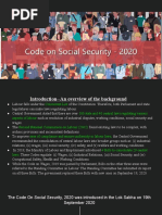 The Code On Social Security, 2020 | PDF
