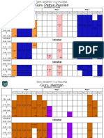 Jadwal Mengajar Sistim Blok SMK