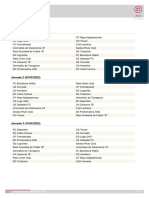 Calendario Primera Federación - Grupo 1